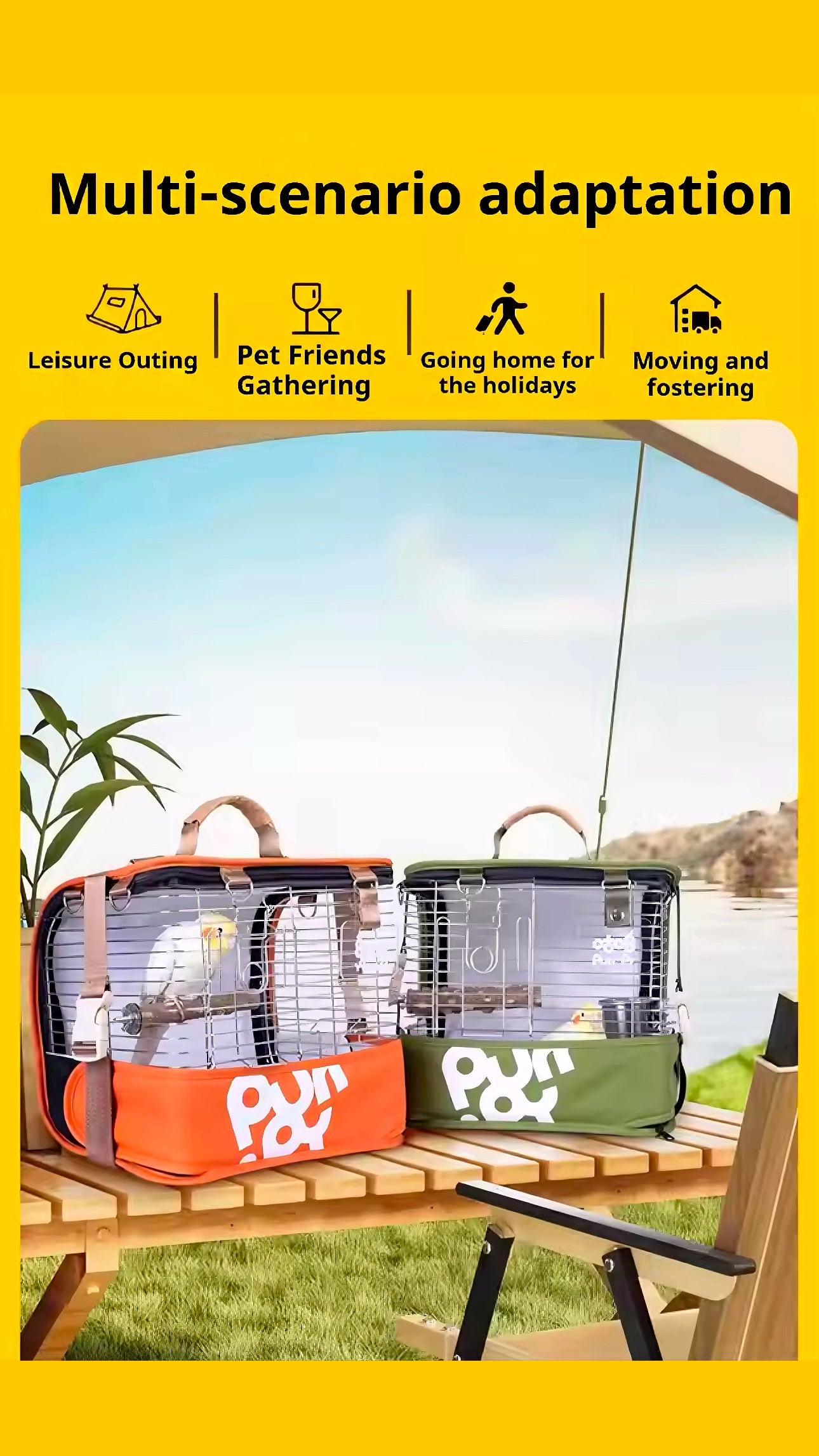 “Chew-Proof” Hybrid Cage with Instant-Clean Technoology