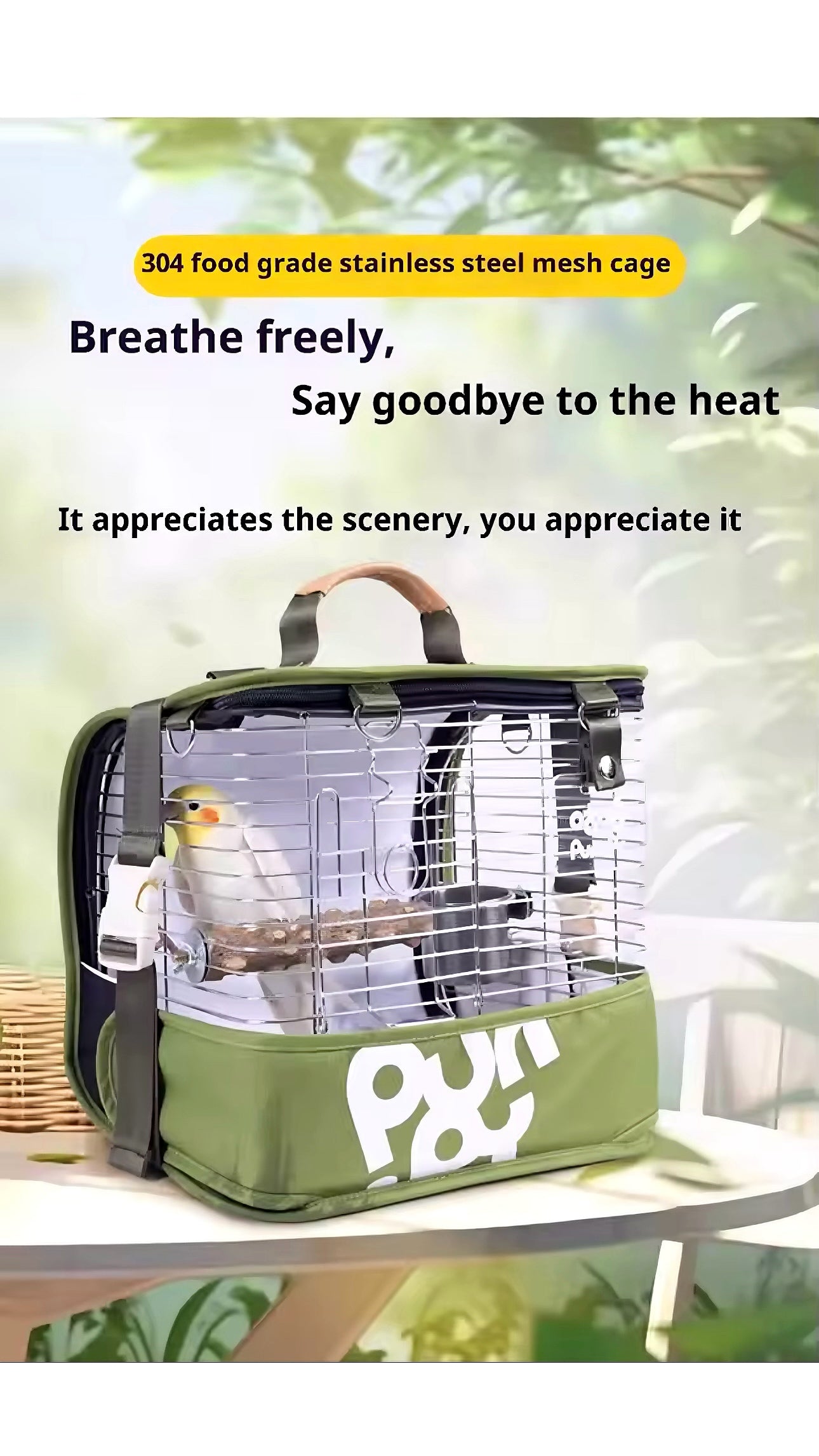 “Chew-Proof” Hybrid Cage with Instant-Clean Technoology